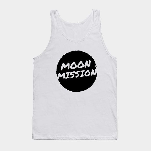 The Moon Mission Artwork 1 (Light) Tank Top by Trader Shirts